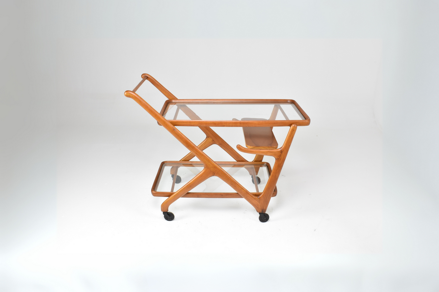 Italian Cesare Lacca for Cassina Bar or Serving Cart Trolley, 1950s