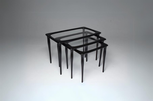 Italian Mid-Century Nesting Tables by Ico Parisi, 1950's