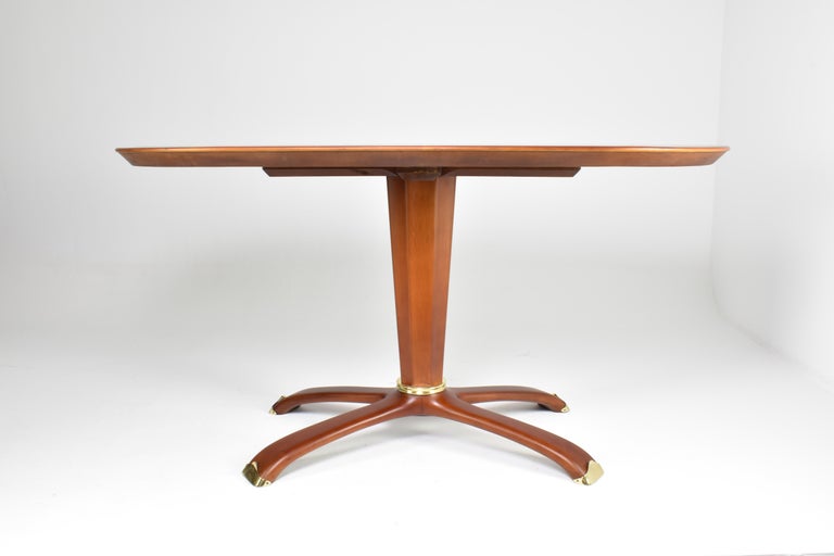 1950's Italian Wooden Table by Osvaldo Borsani