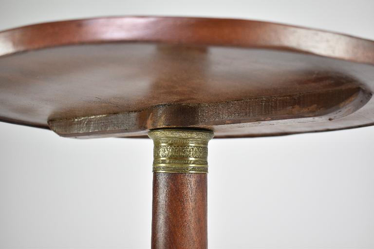 Early 20th Century French Wooden Tripod Table