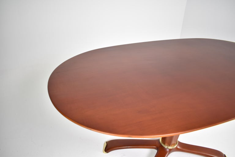 1950's Italian Wooden Table by Osvaldo Borsani