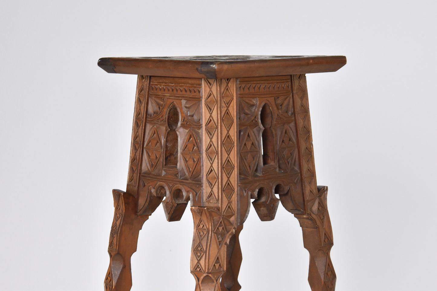 Exquisite Pair of 1930's Moorish Pedestal tables