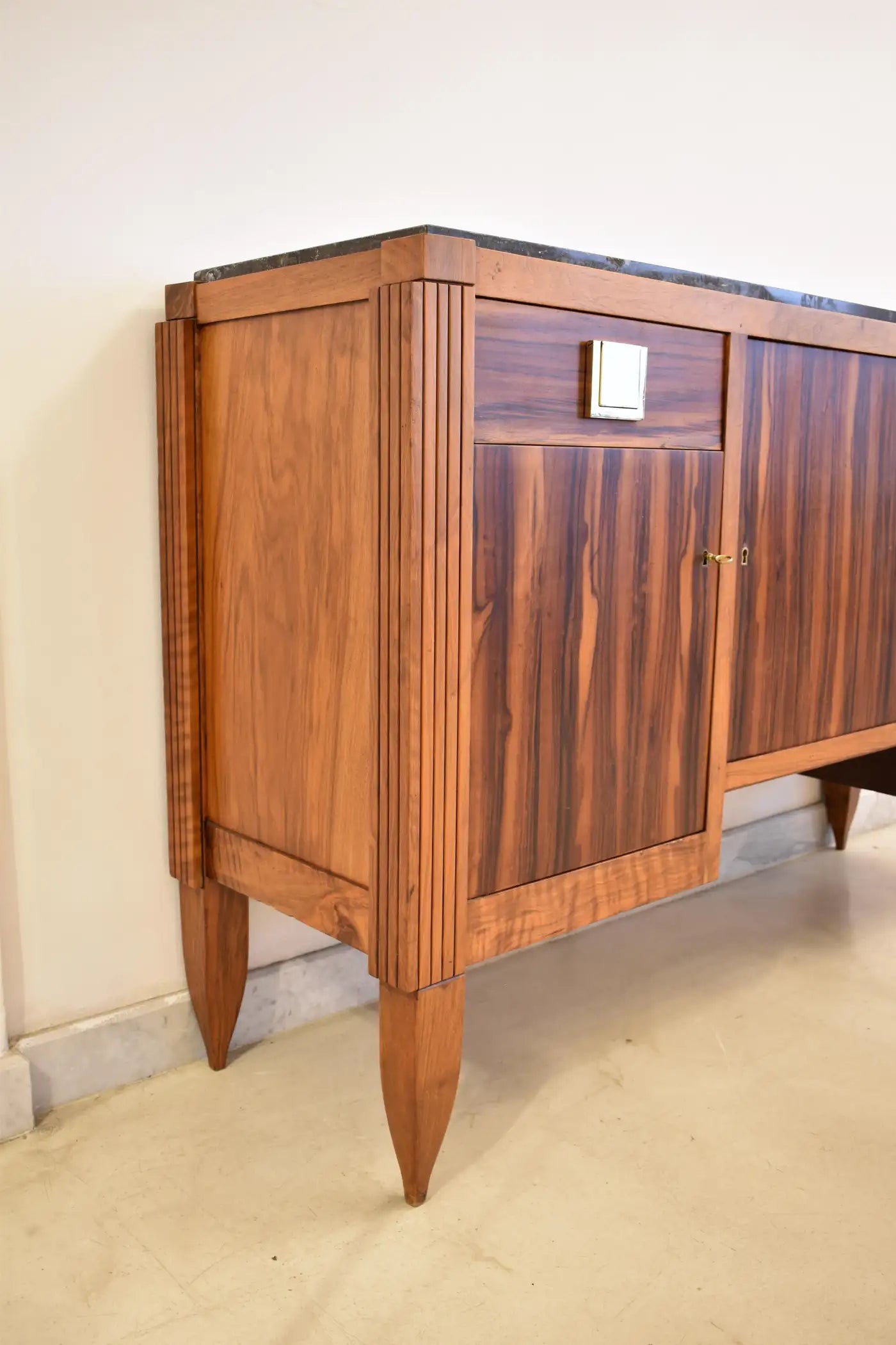 1930's French Wooden Buffet by André Sornay