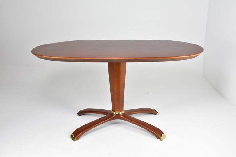 1950's Italian Wooden Table by Osvaldo Borsani