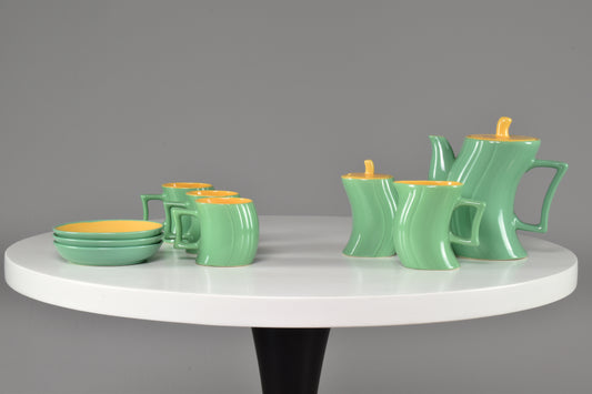 1985's Italian Ceramic Tea and Coffee Service by Massimo Iosa Ghini for Naj-Olea