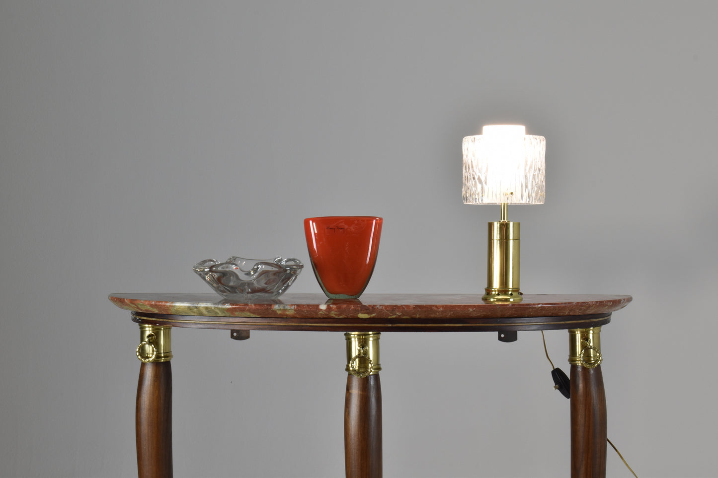 1970s Italian Brass Table Lamp