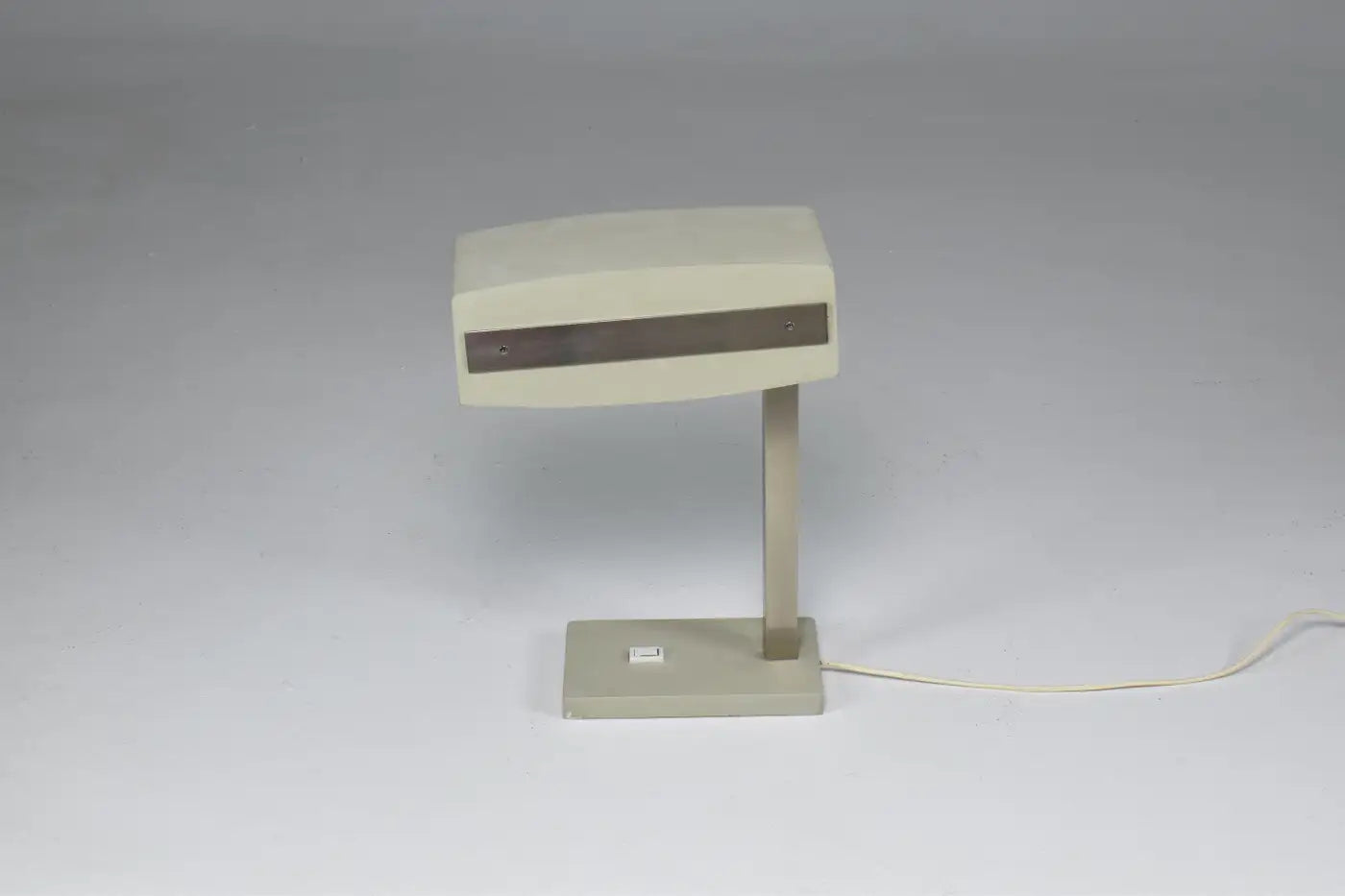 Italian Mid-Century Grey Desk Lamp by Stilnovo, 1970s