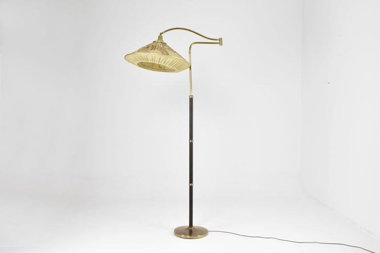 Vintage Arredoluce “Belt” Floor Lamp by Angelo Lelii, 1970s – Fully Restored