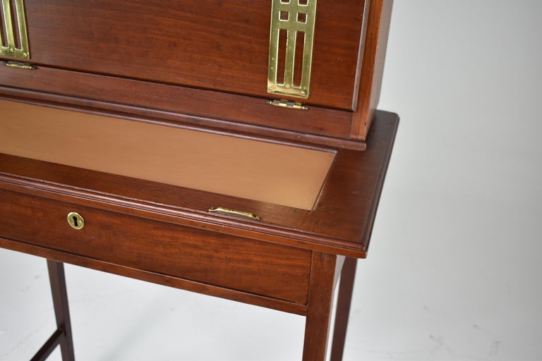 French Sheraton Revival Bonheur du Jour Console Desk 1930s