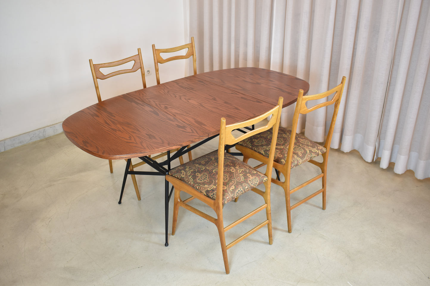 1960's Scandinavian Adjustable Coffee/Dining Table