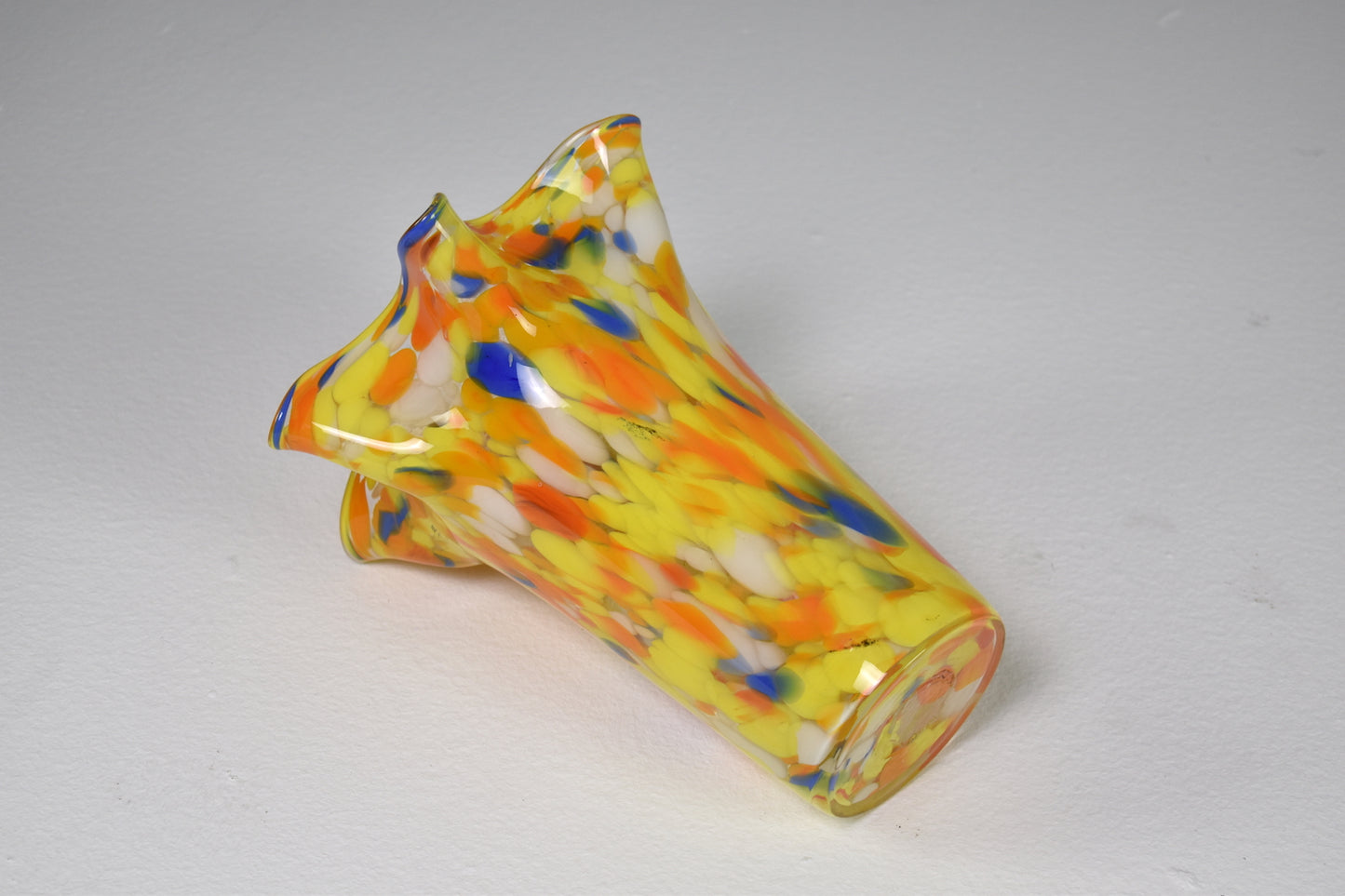 1970's Italian Multicolour Murano Glass Vase