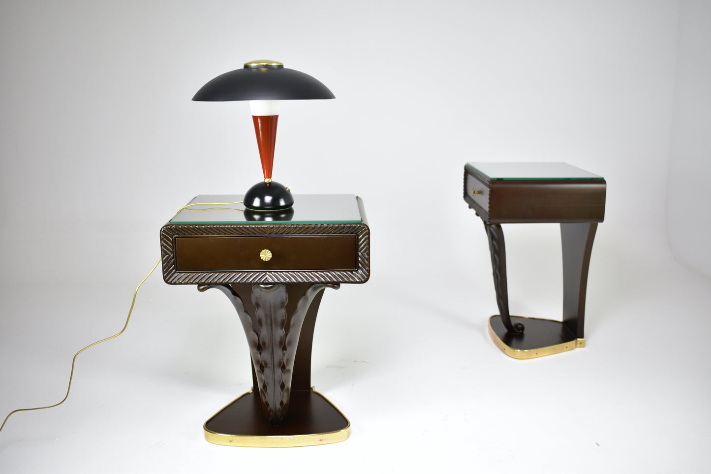 Pair of Italian Mid-Century Nightstands, 1960s