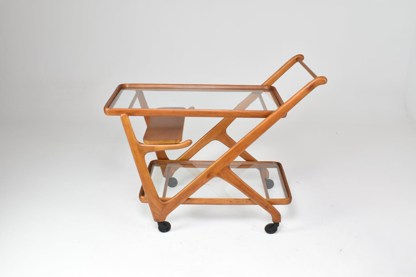 Italian Cesare Lacca for Cassina Bar or Serving Cart Trolley, 1950s