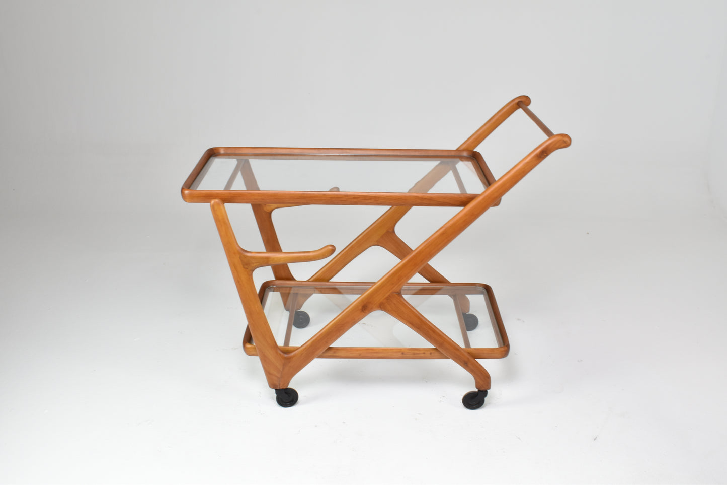 Italian Cesare Lacca for Cassina Bar or Serving Cart Trolley, 1950s