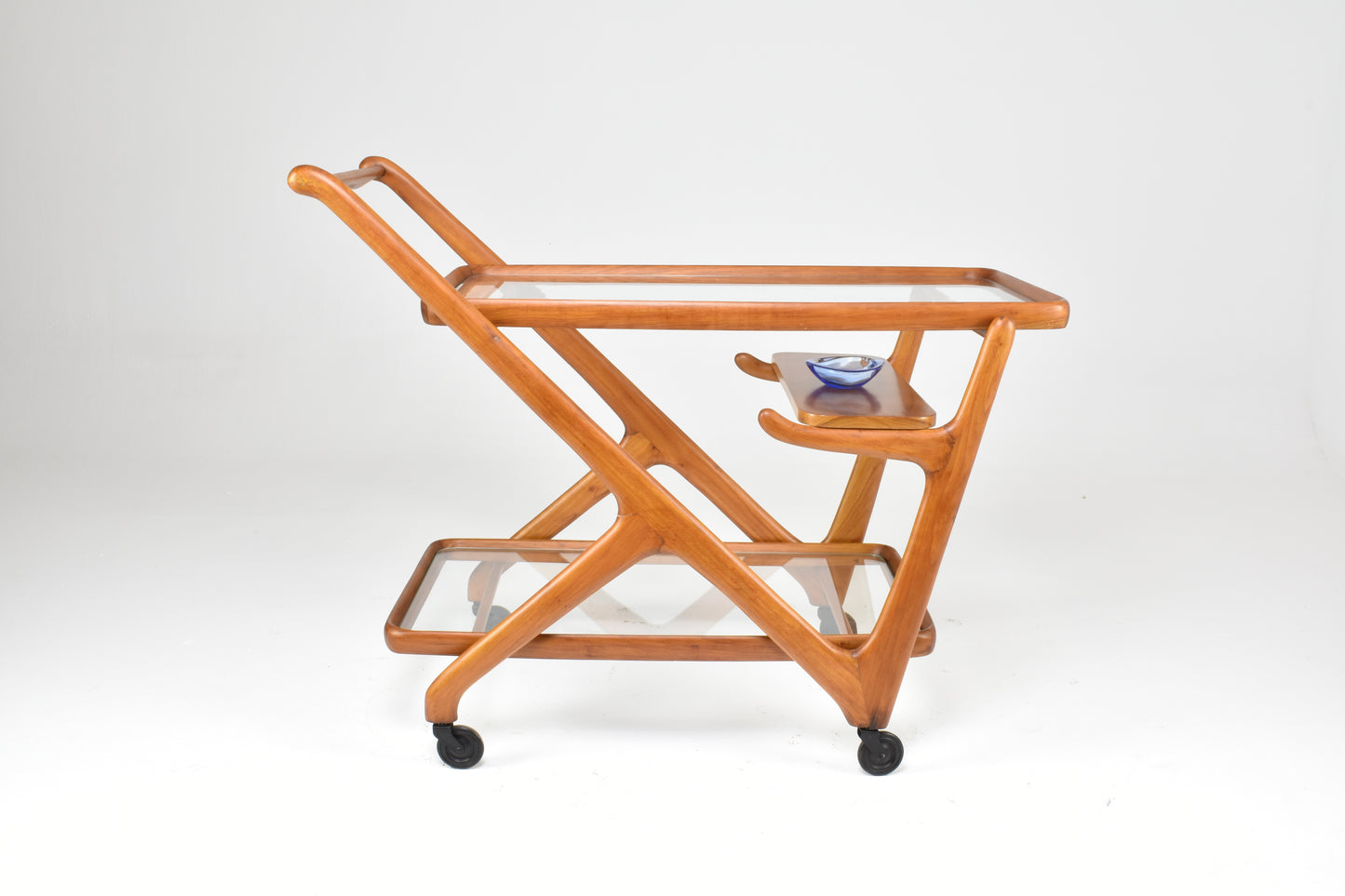 Italian Cesare Lacca for Cassina Bar or Serving Cart Trolley, 1950s