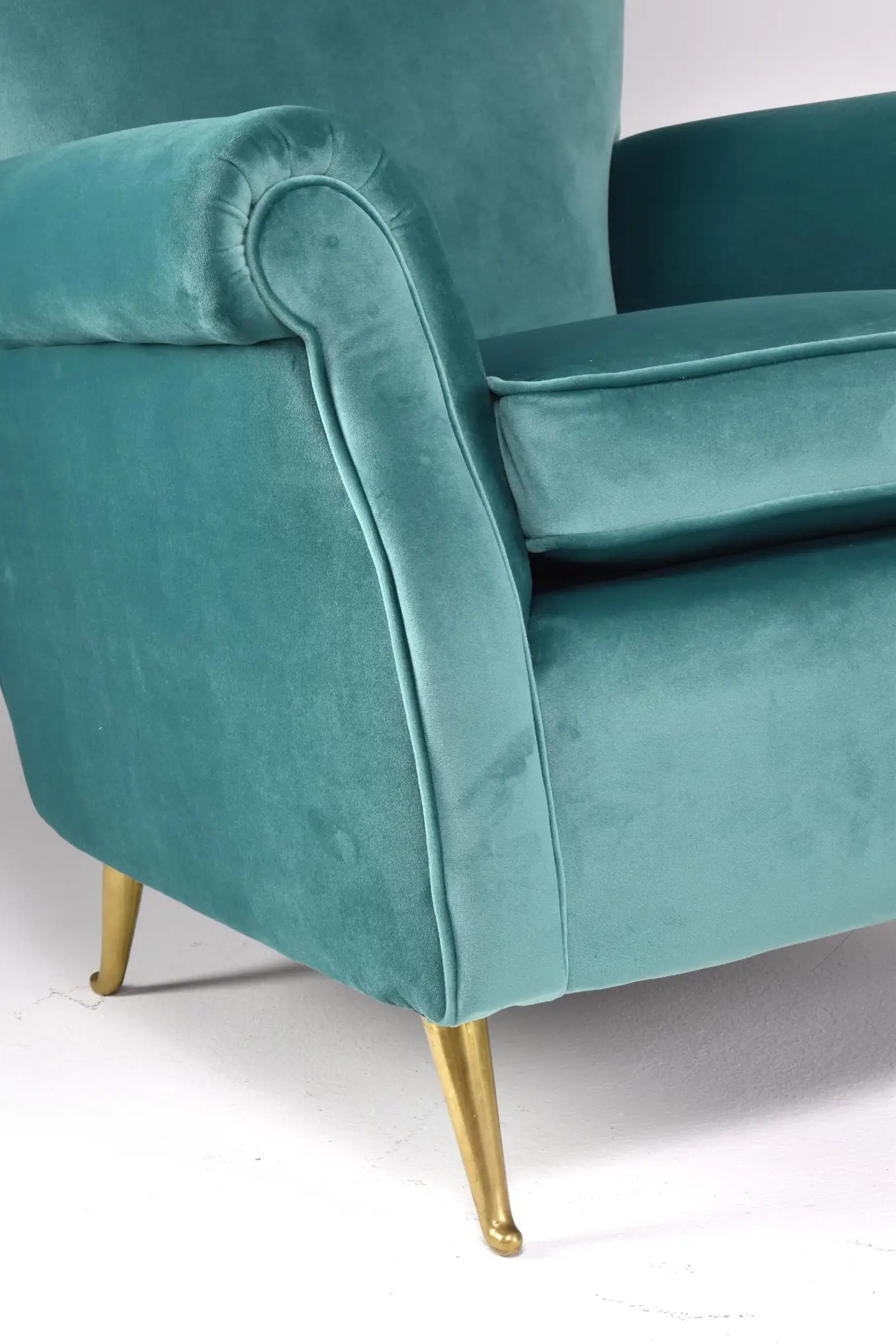 Italian Midcentury Armchairs by ISA Bergamo, Set of Two, 1950s
