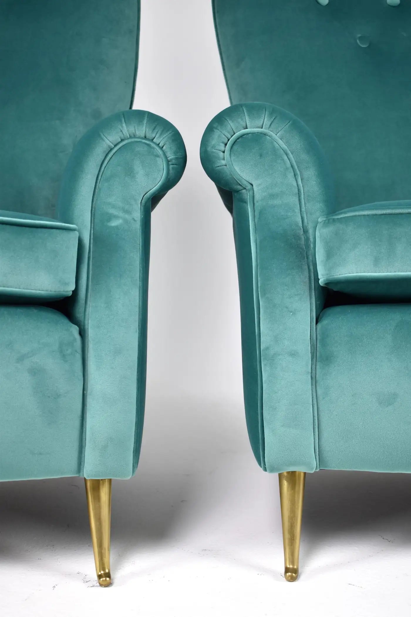 Italian Midcentury Armchairs by ISA Bergamo, Set of Two, 1950s