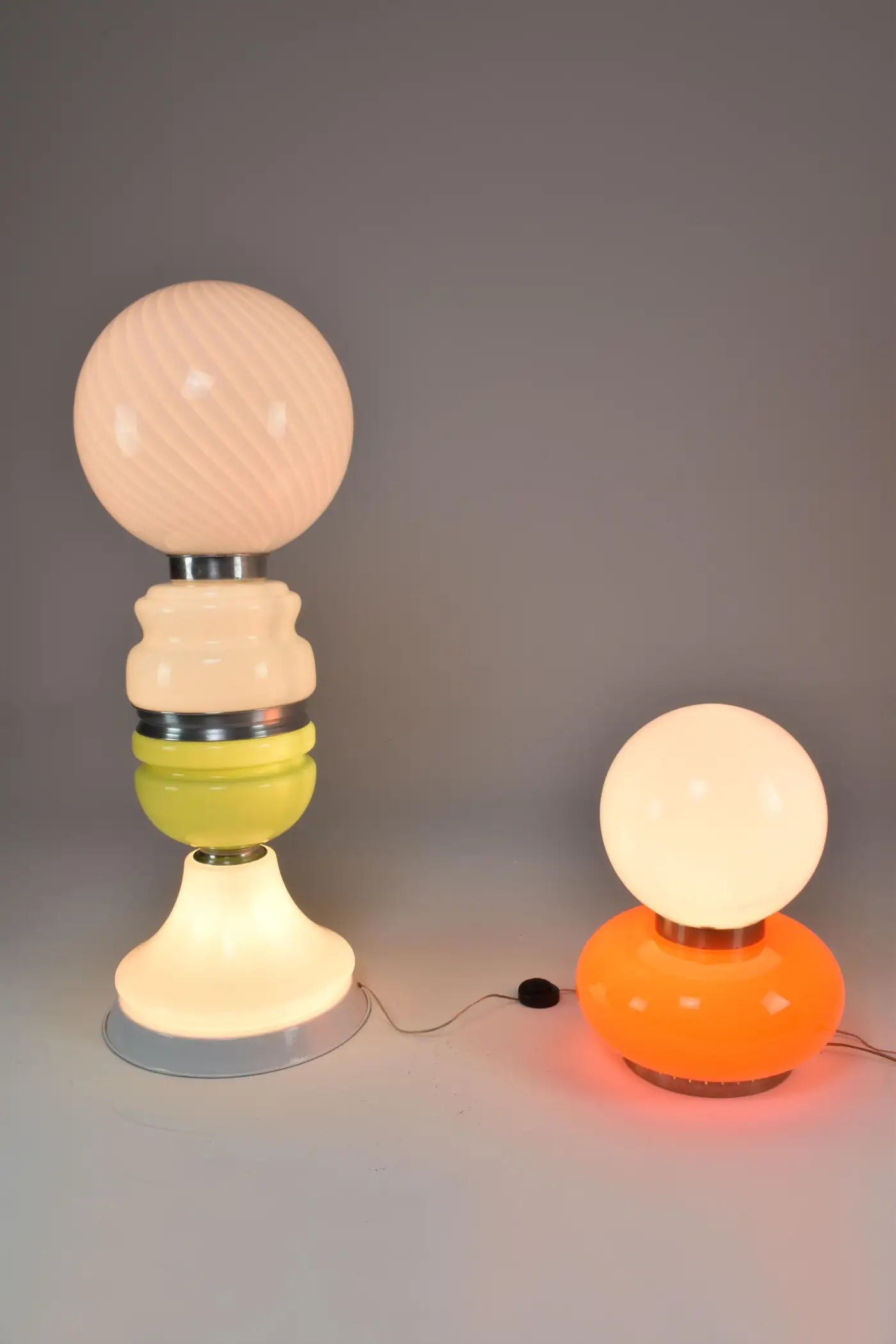 Murano Glass Desk Lamp By Carlo Nason, 1960-70s