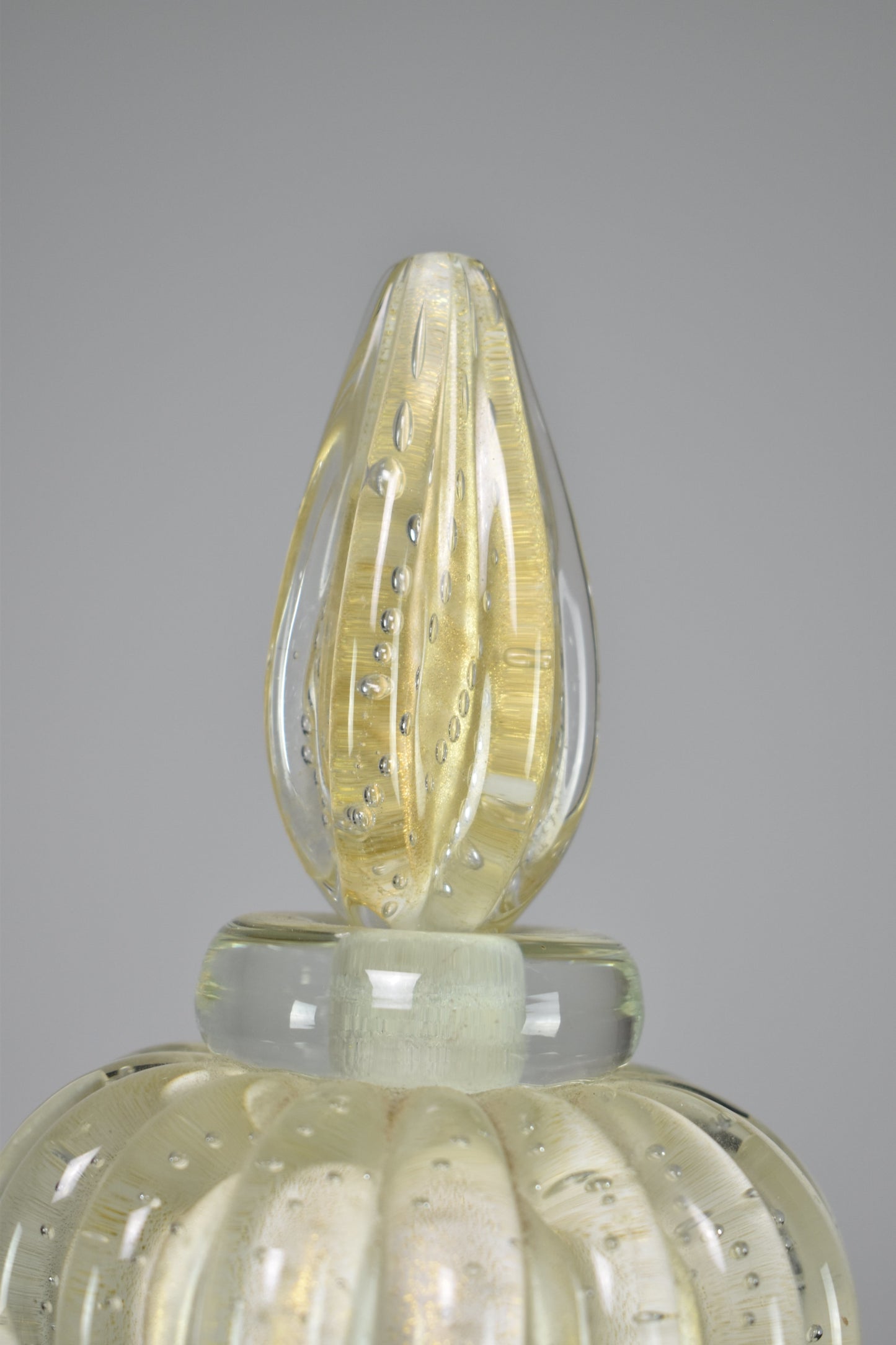 Set of Italian Glass Art Perfume and Powder Bottles by Alfredo Barbini, 1950s