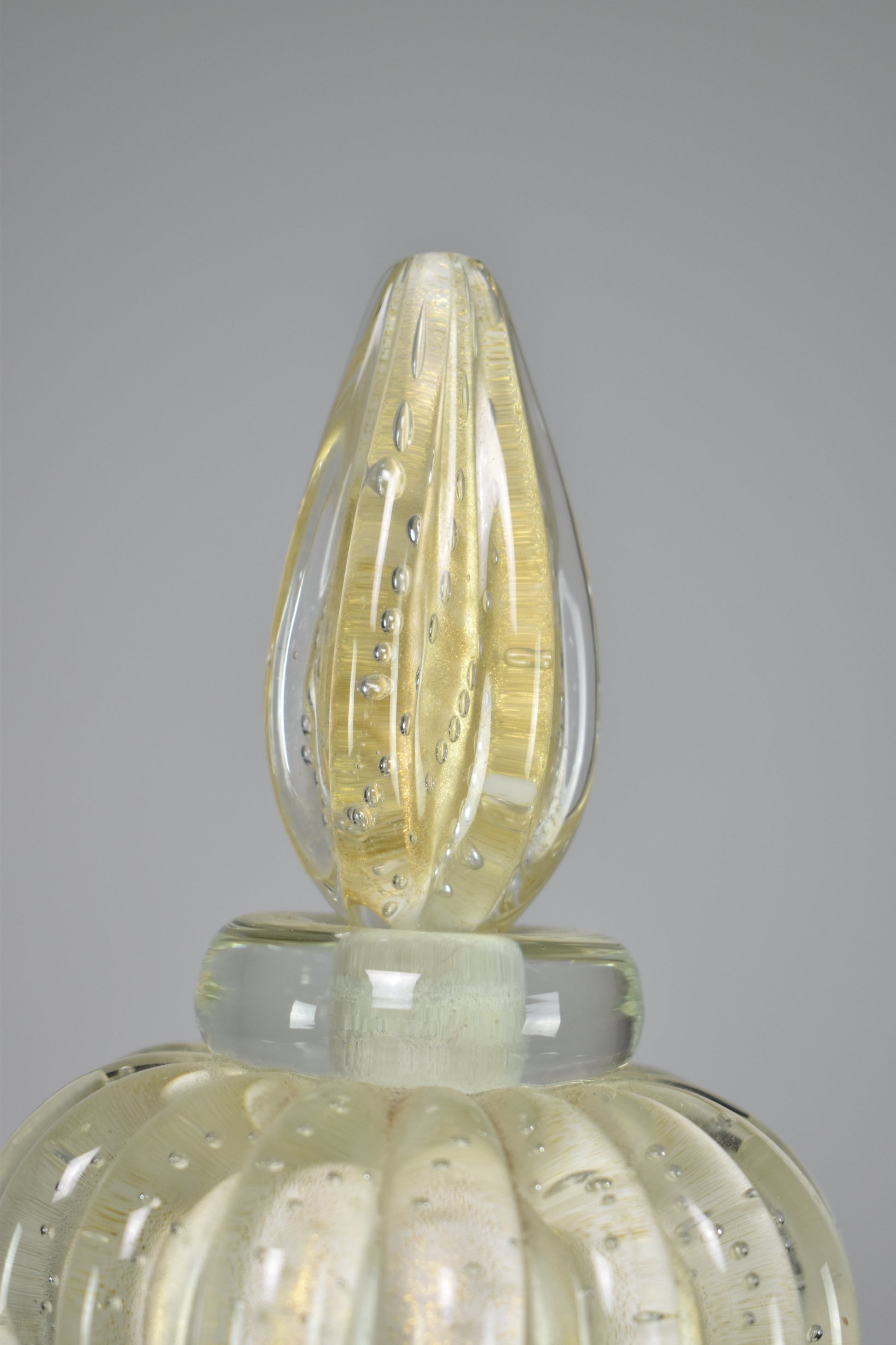 Set of Italian Glass Art Perfume and Powder Bottles by Alfredo Barbini, 1950s