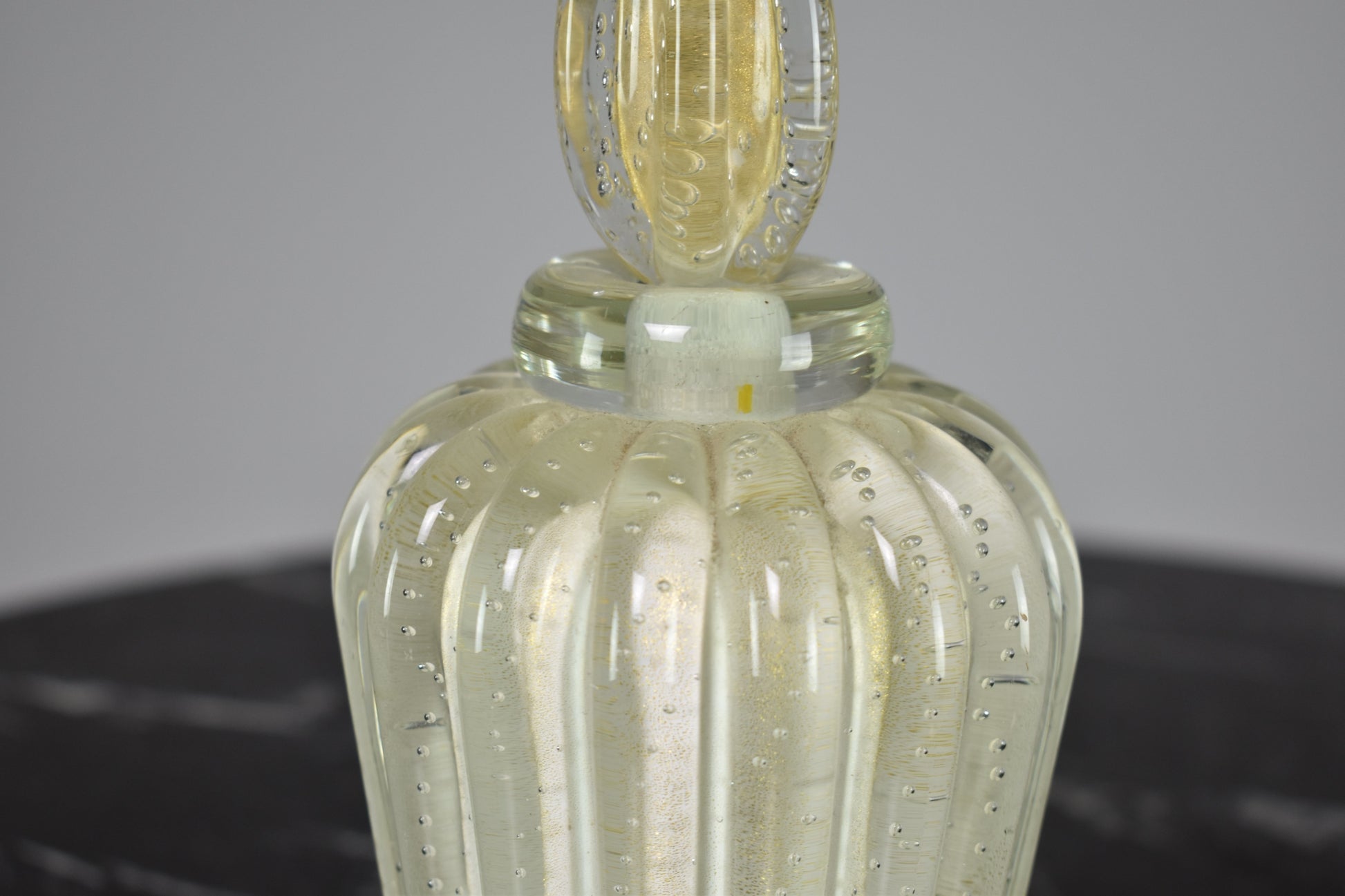 Set of Italian Glass Art Perfume and Powder Bottles by Alfredo Barbini, 1950s