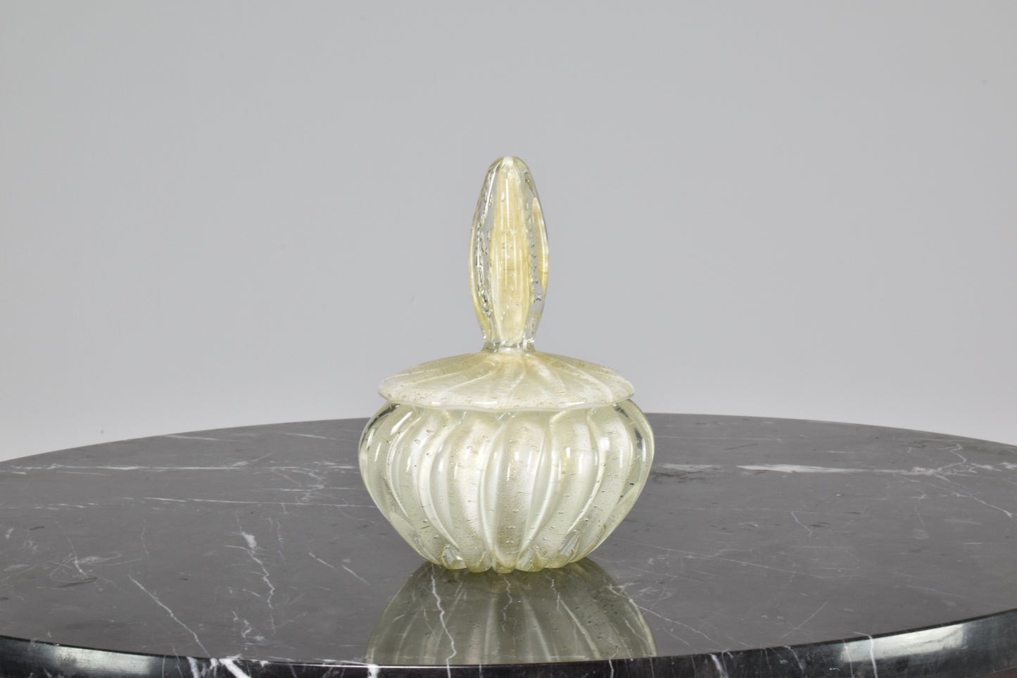 Set of Italian Glass Art Perfume and Powder Bottles by Alfredo Barbini, 1950s
