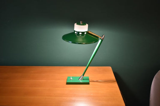 Stilux Italian Metal Table Lamp, 1950s