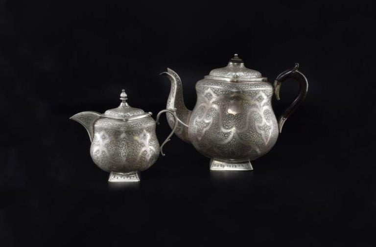 1950s Small Sterling Silver Traditional Teapot