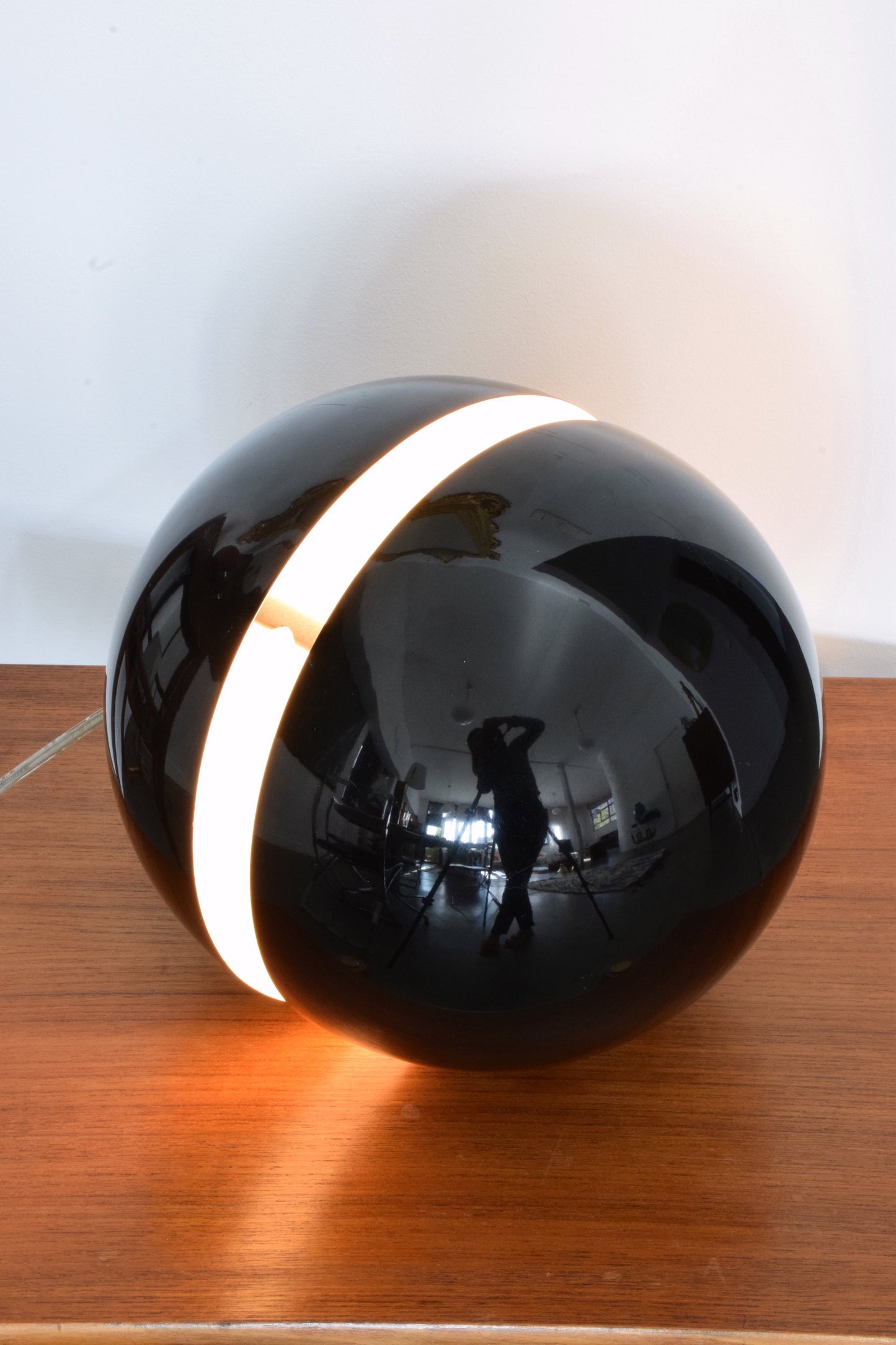 20th Century Globe Table Lamp by Andrea Modica for Lumess, 1980s - Spirit Gallery 