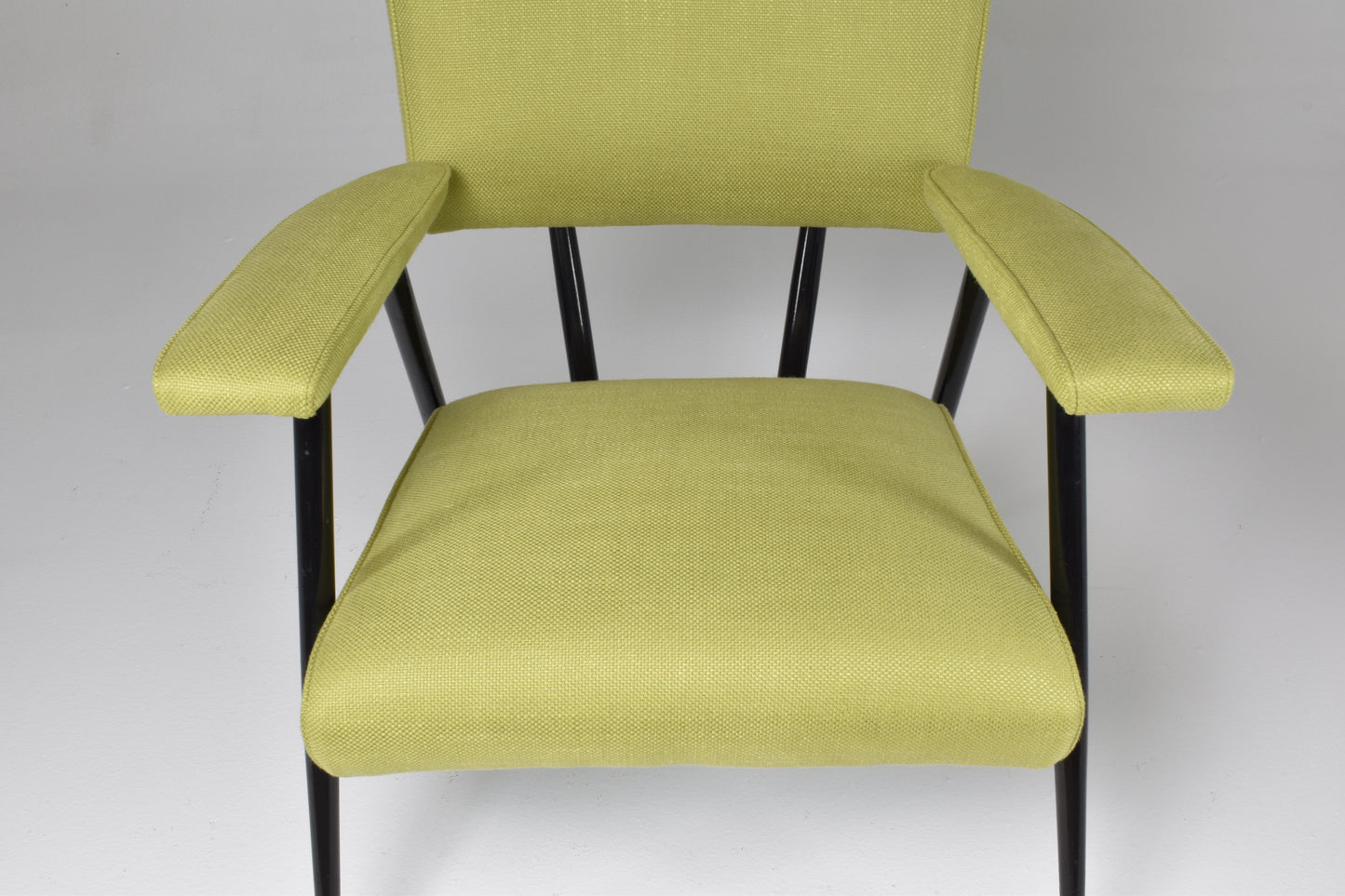 French Mid-Century Steel Armchair, 1950's - Spirit Gallery 