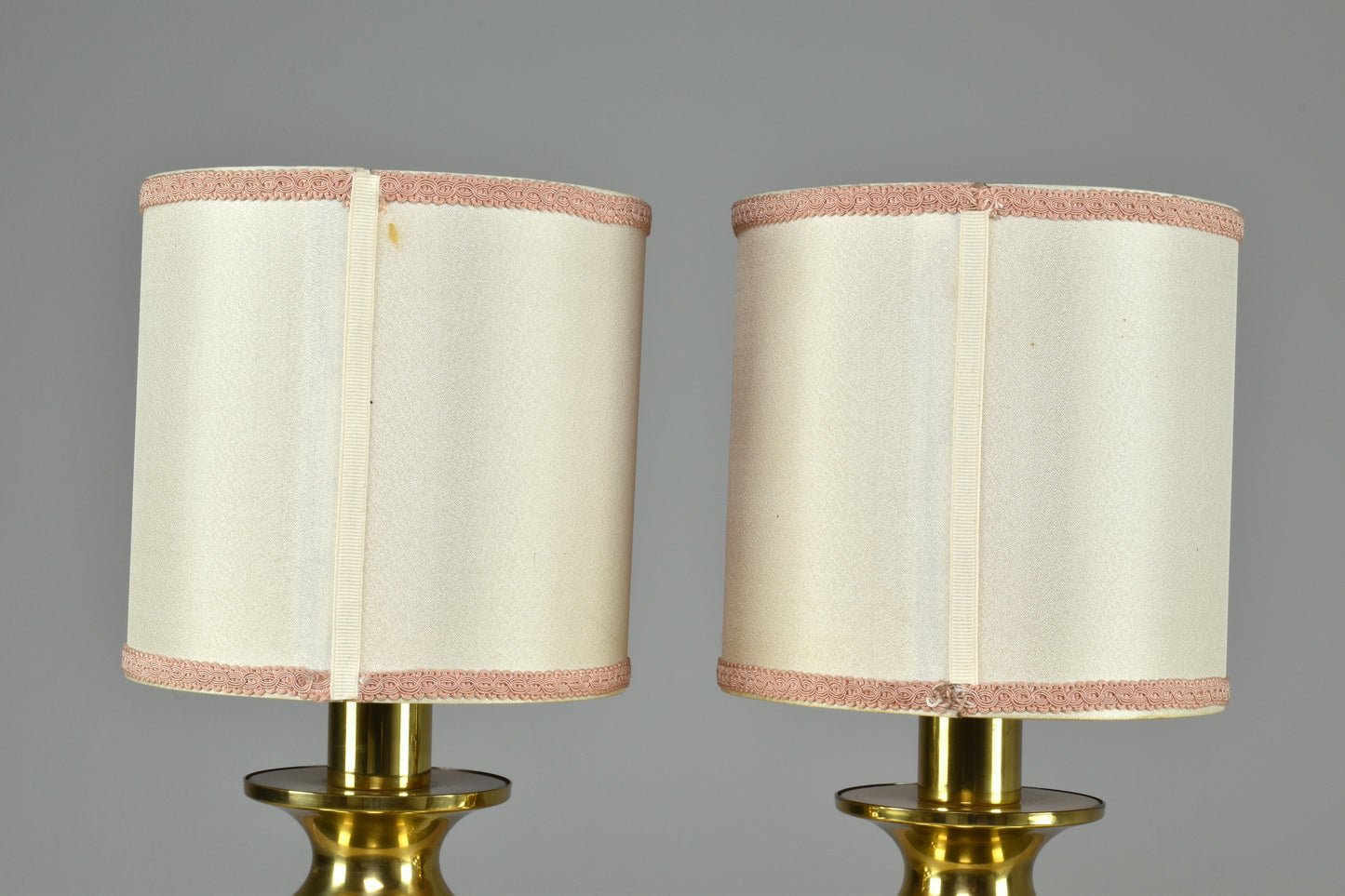 Pair of Italian 1960's Brass Table Lamps by Goffredo Reggiani