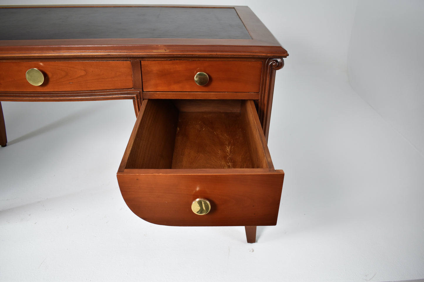 1940's Art Deco French Oak and Leather Desk - Spirit Gallery 