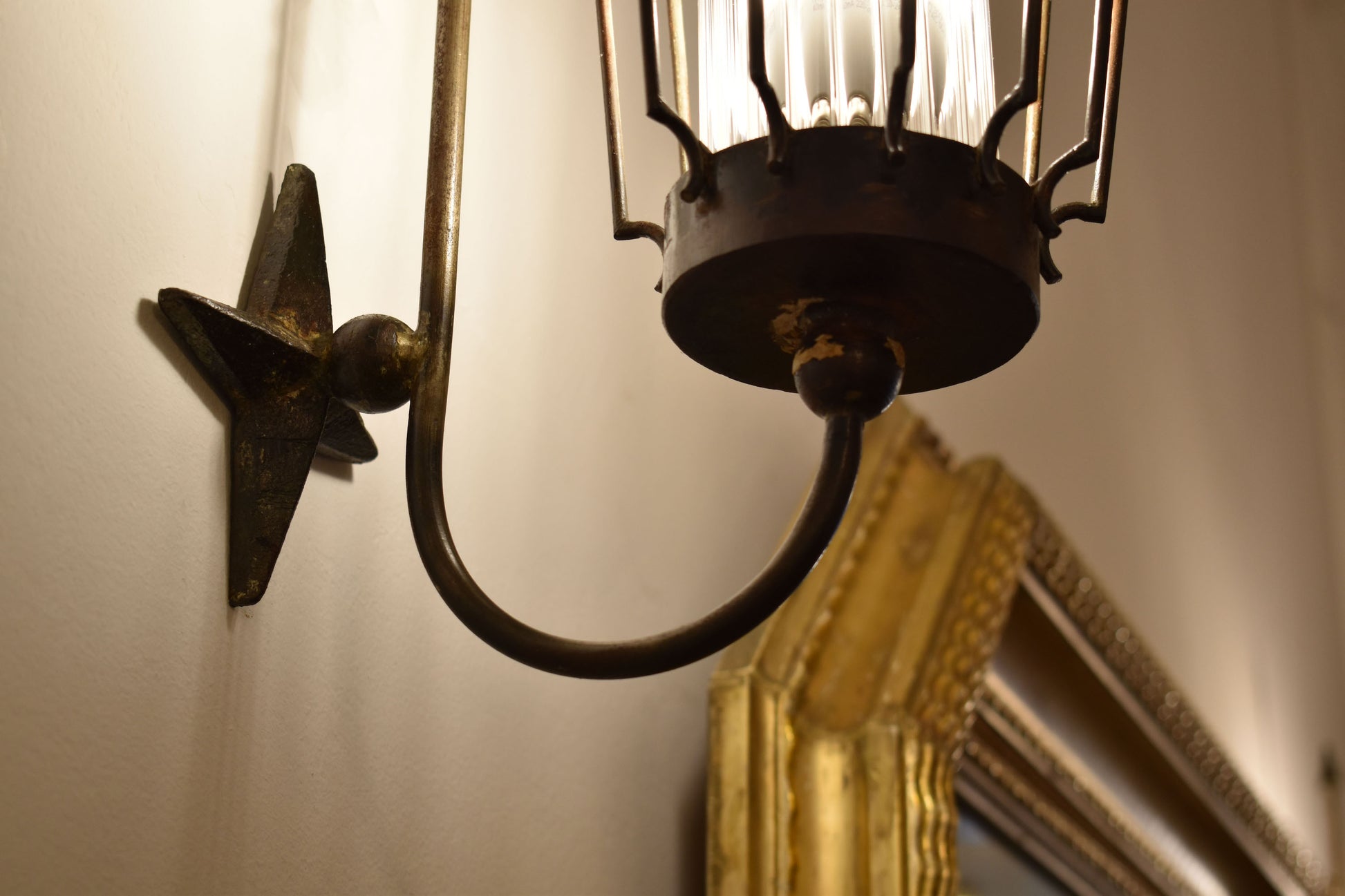 1950's Jean Royere Style Iron Sconces - Spirit Gallery 