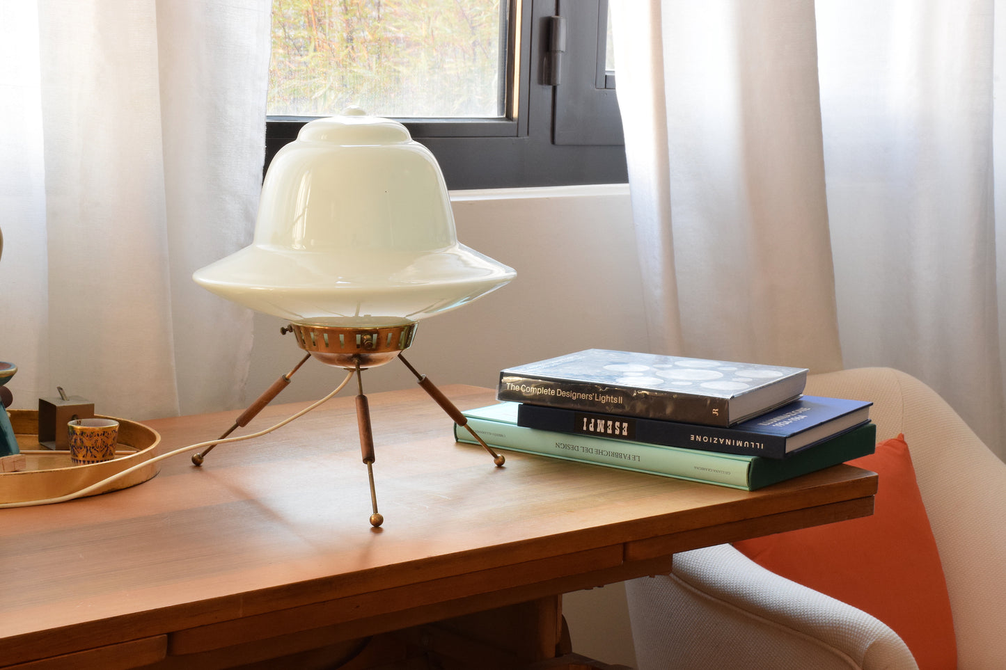 20th Century French Brass Table Lamp, 1960s - Spirit Gallery 