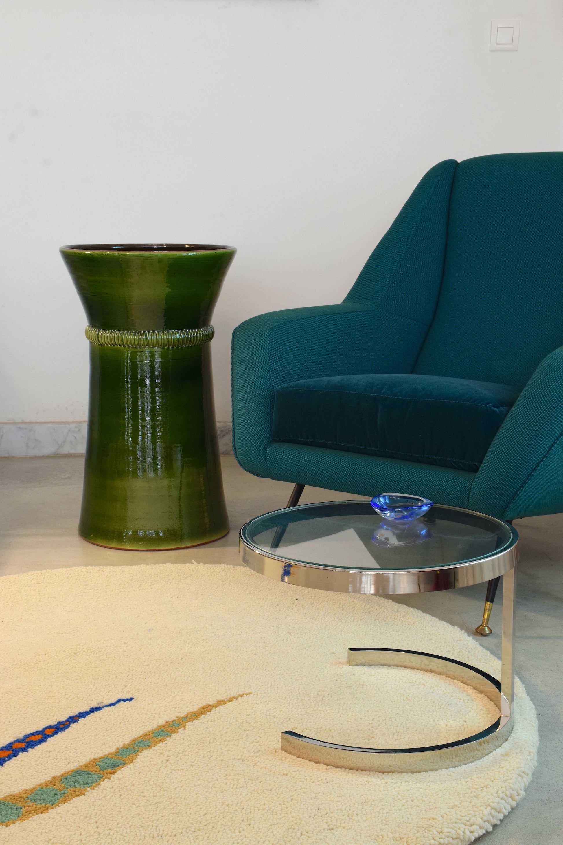 1970's French Side Table by Boris Tabacoff for MMM - Spirit Gallery 