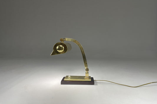 1930's Italian Art Deco Banker Lamp - Spirit Gallery 