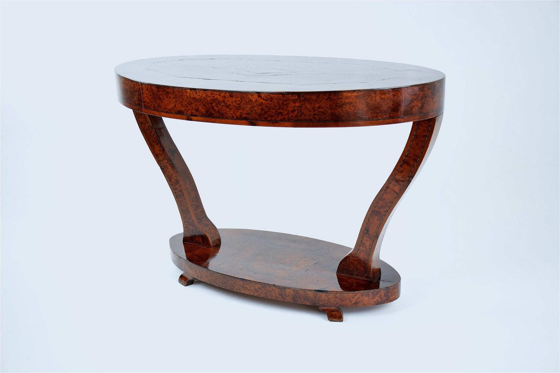 Artisanal Thuya Coffee Table from Essaouira, 1930's - Spirit Gallery 