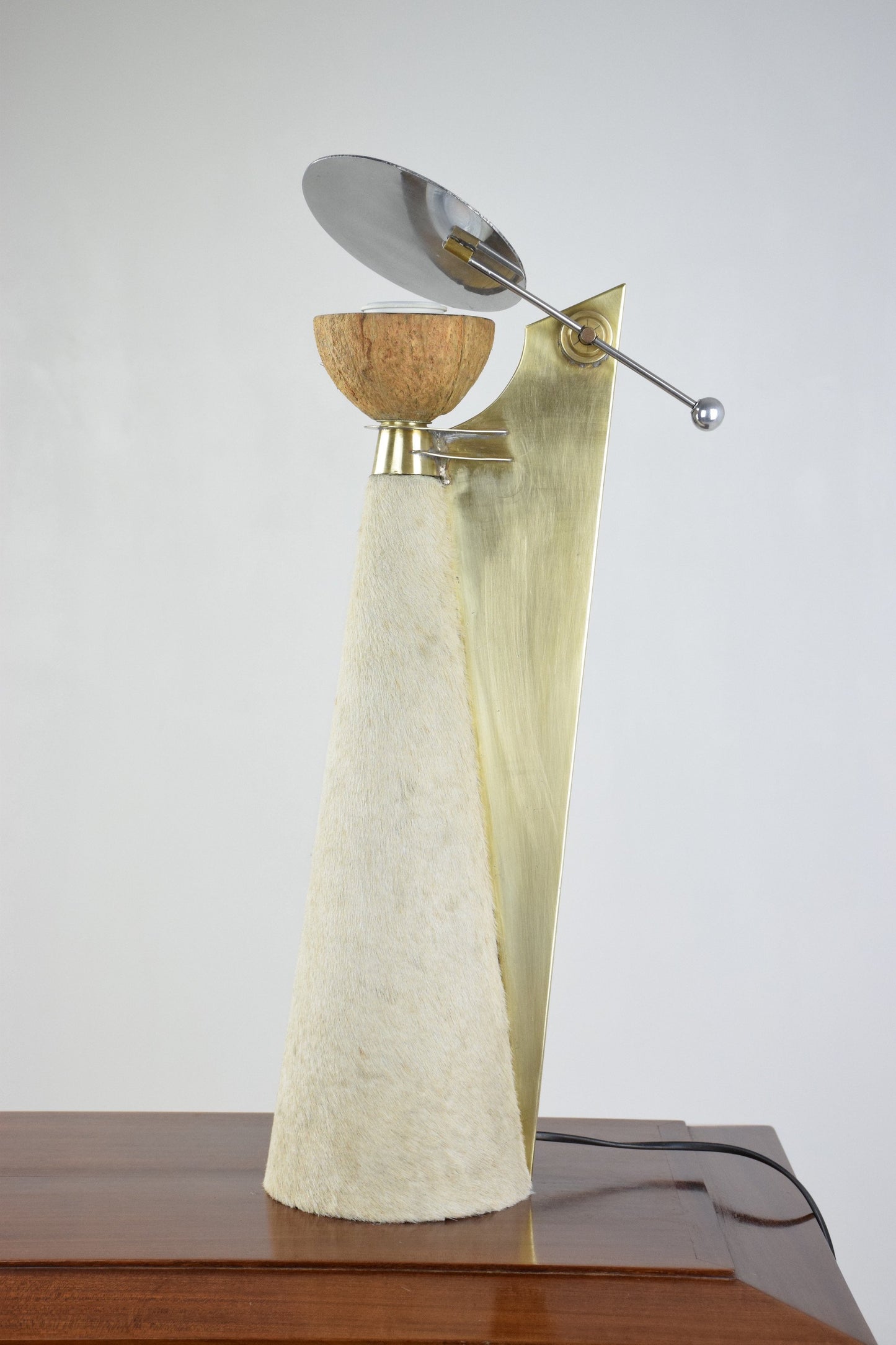 Coconut Lamp by Pucci de Rossi, France, 1980's - Spirit Gallery 