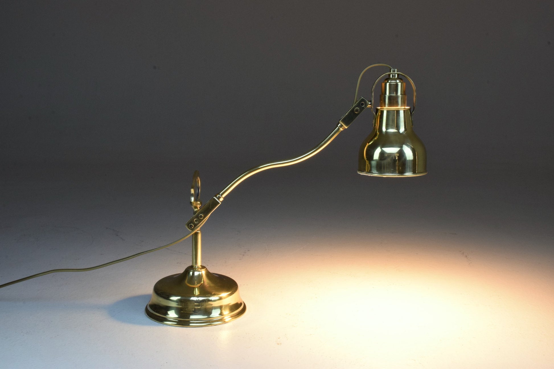 Early 20th Century French Brass Lamp - Spirit Gallery 