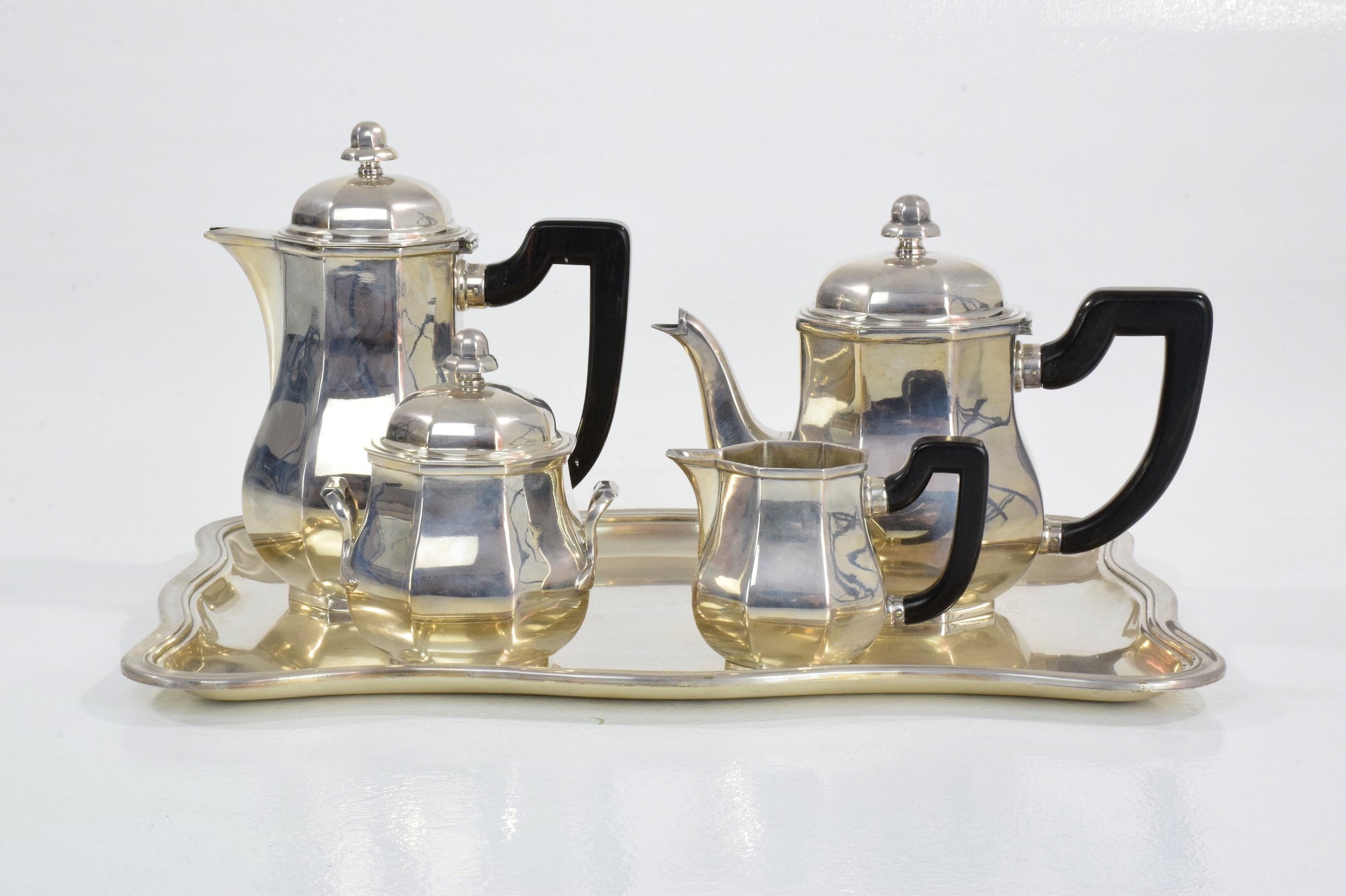 French Art Deco Ercuis Silverware Tea Service - Spirit Gallery 