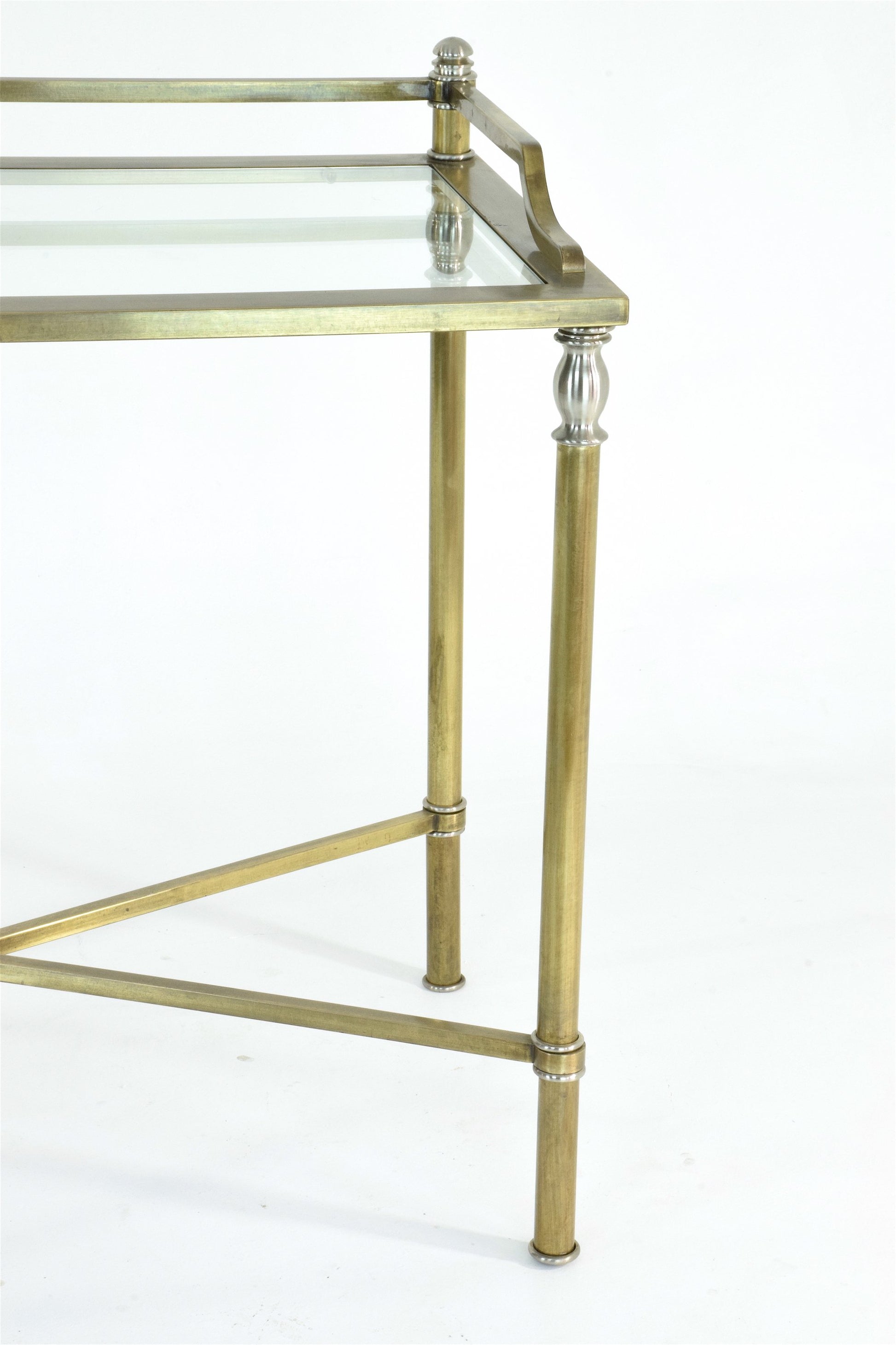 French Brass Desk, 1970's - Spirit Gallery 