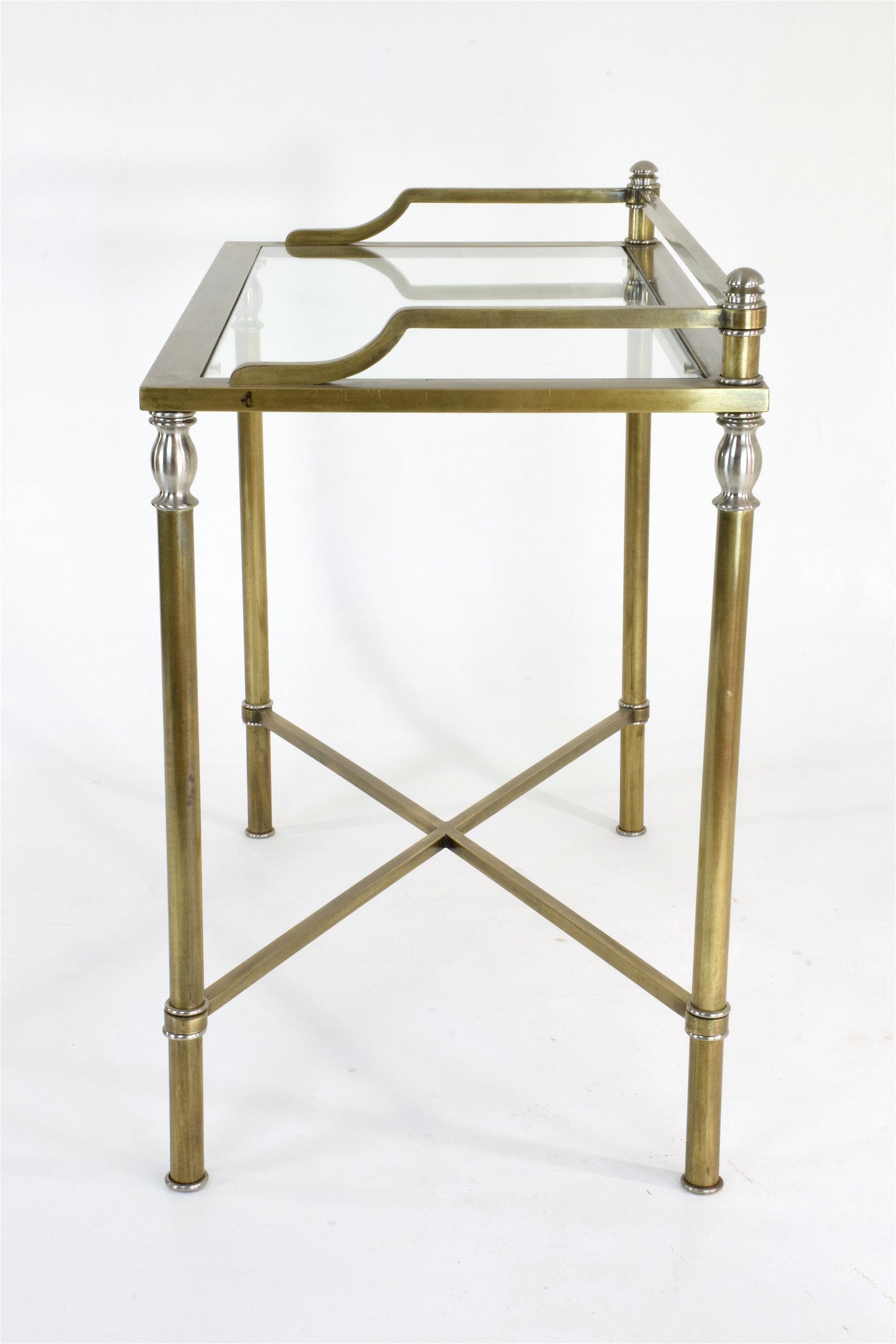 French Brass Desk, 1970's - Spirit Gallery 