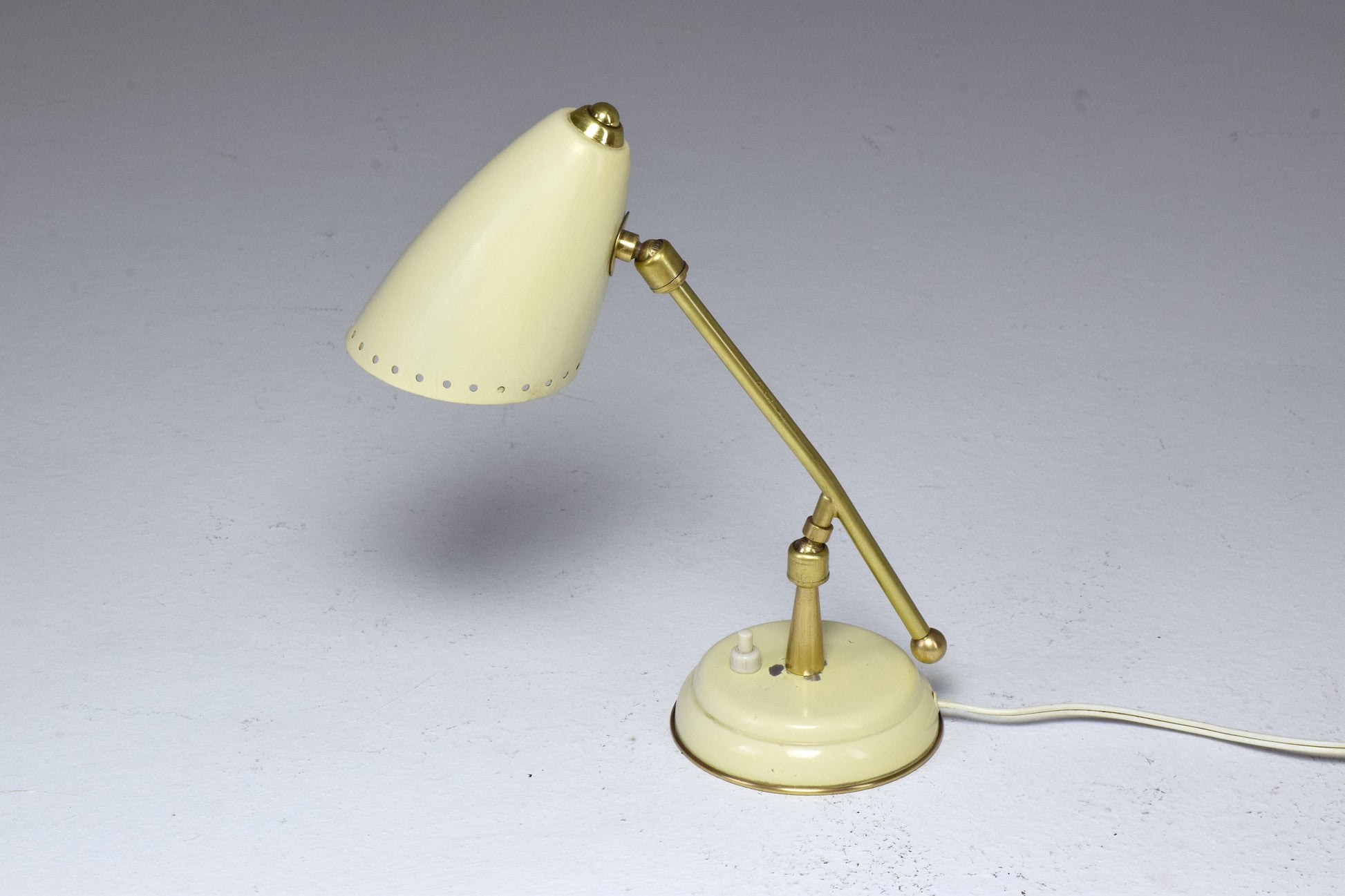 Italian Midcentury Arteluce Style Brass Lamp, 1950s - Spirit Gallery 