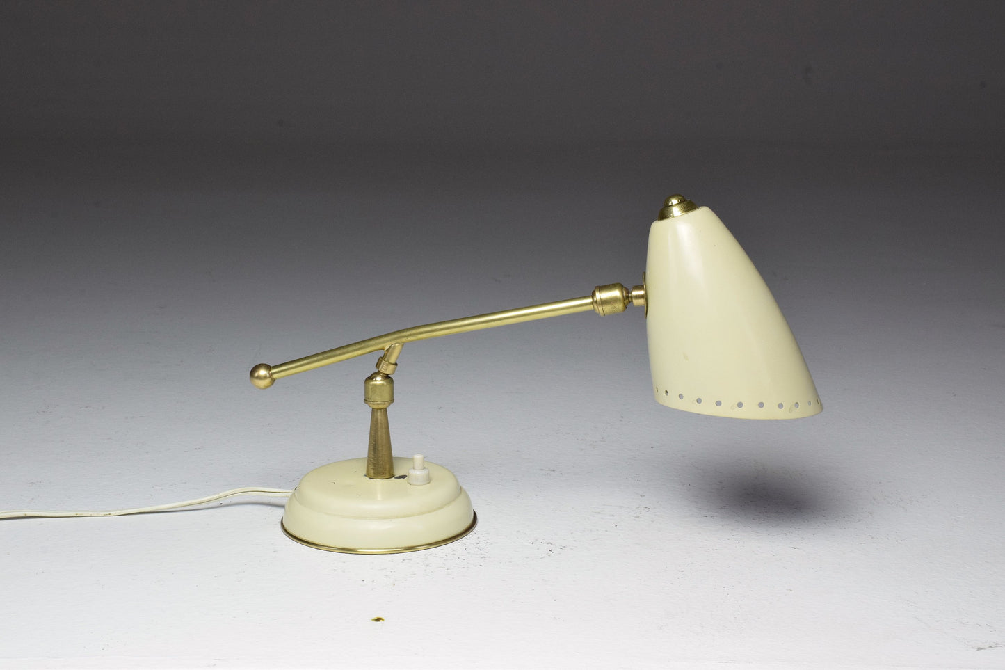 Italian Midcentury Arteluce Style Brass Lamp, 1950s - Spirit Gallery 